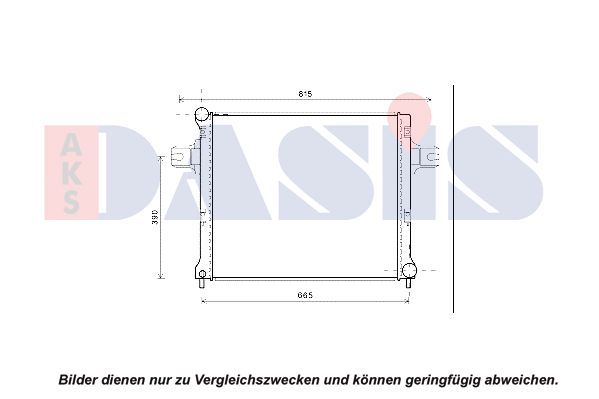 AKS DASIS Radiators, Motora dzesēšanas sistēma 520135N